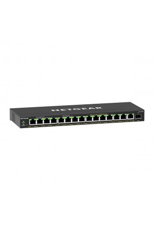 NETGEAR GS316EP-100PES commutateur réseau Géré Gigabit Ethernet (10 100 1000) Connexion Ethernet, supportant l'alimentation via