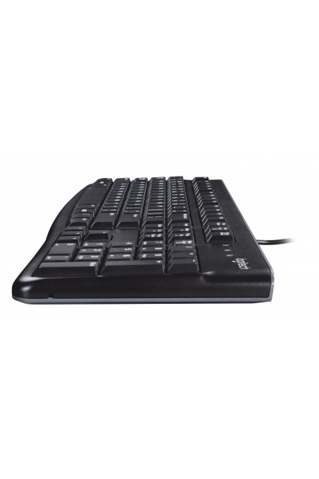 Logitech K120 Corded Keyboard clavier USB AZERTY Belge Noir