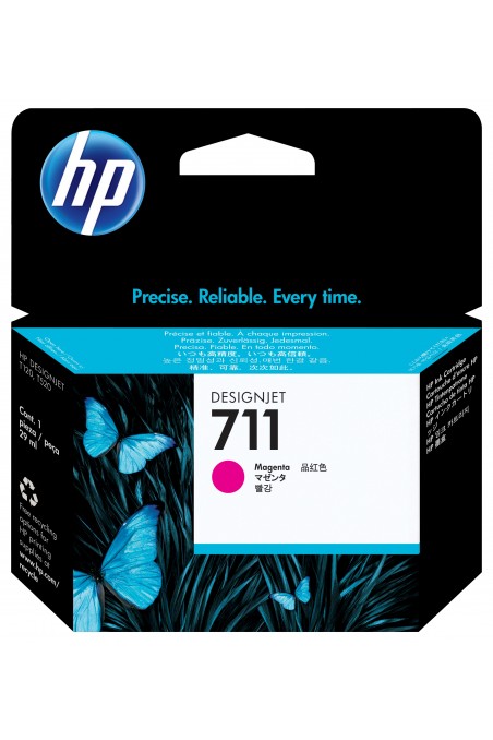 HP 711 cartouche d'encre DesignJet magenta, 29 ml