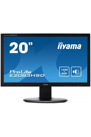 iiyama ProLite E2083HSD-B1 LED display 49,5 cm (19.5") 1600 x 900 Pixels HD+ Zwart