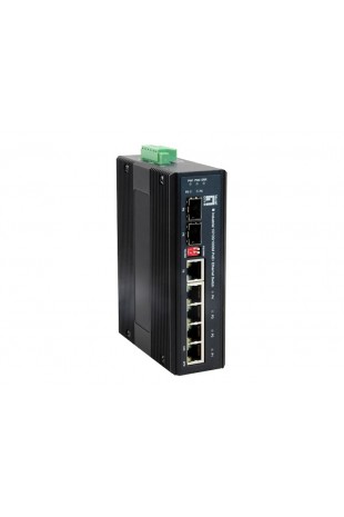 LevelOne IES-0610 commutateur réseau Gigabit Ethernet (10 100 1000) Connexion Ethernet, supportant l'alimentation via ce port