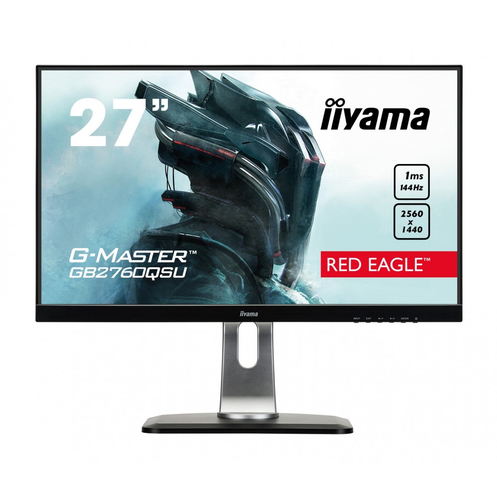 iiyama G-MASTER GB2760QSU-B1 LED display 68,6 cm (27") 2560 x 1440 Pixels Quad HD Zwart