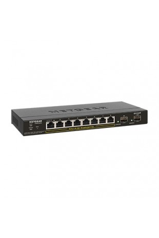 NETGEAR GS310TP Géré L2 Gigabit Ethernet (10 100 1000) Connexion Ethernet, supportant l'alimentation via ce port (PoE) Noir