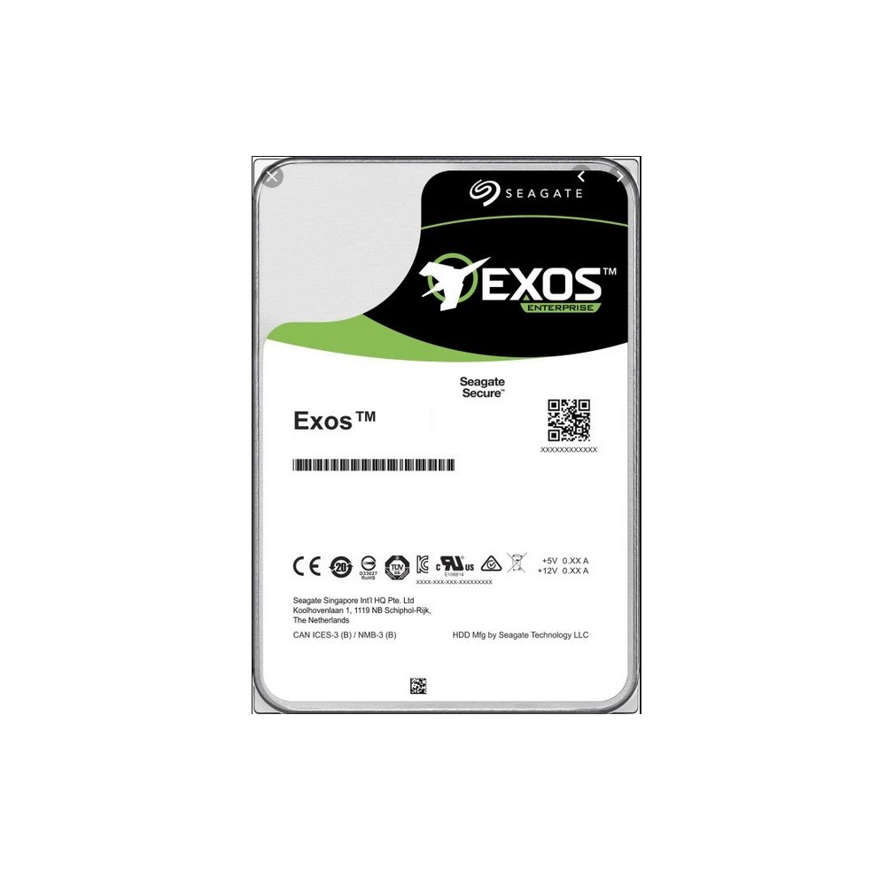 Seagate Exos X16 3.5" 16000 Go SAS