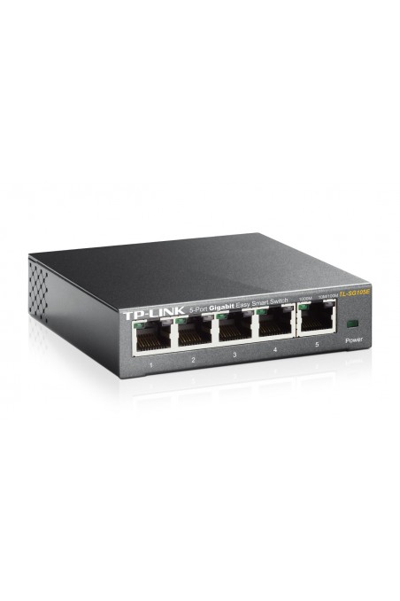 TP-Link TL-SG105E Non-géré L2 Gigabit Ethernet (10 100 1000) Noir