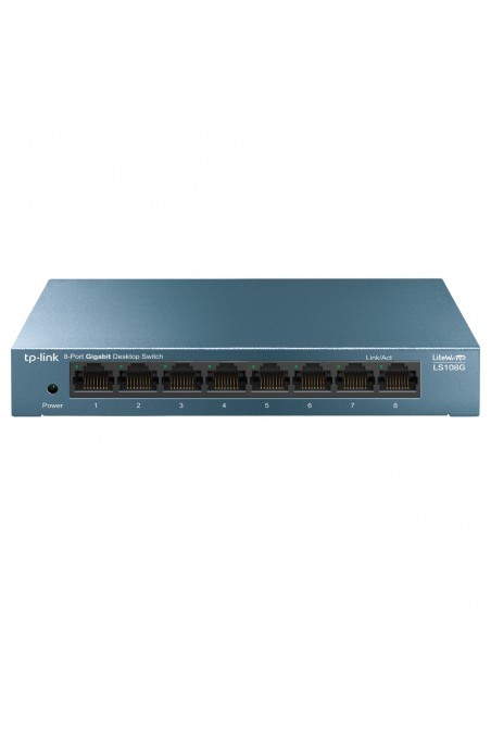 TP-Link LS108G Non-géré Gigabit Ethernet (10 100 1000) Bleu