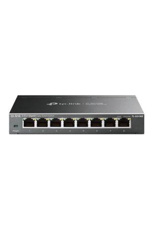 TP-Link TL-SG108E Géré L2 Gigabit Ethernet (10 100 1000) Noir