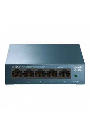 TP-Link LS105G Unmanaged Gigabit Ethernet (10 100 1000) Blauw