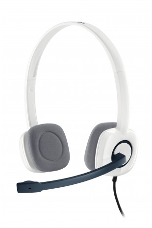 Logitech H150 Stereo Headset Casque Avec fil Arceau Bureau Centre d'appels Blanc