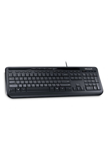 Microsoft Wired Keyboard 600 clavier USB QWERTY Anglais américain Noir
