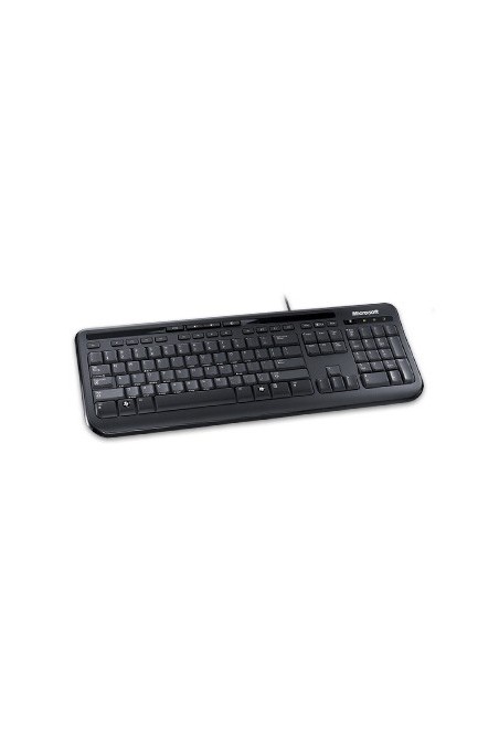 Microsoft Wired Keyboard 600, Black clavier USB QWERTZ Suisse Noir