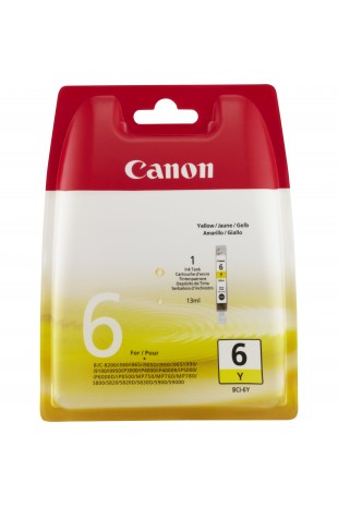 Canon Cartouche d'encre jaune BCI-6Y