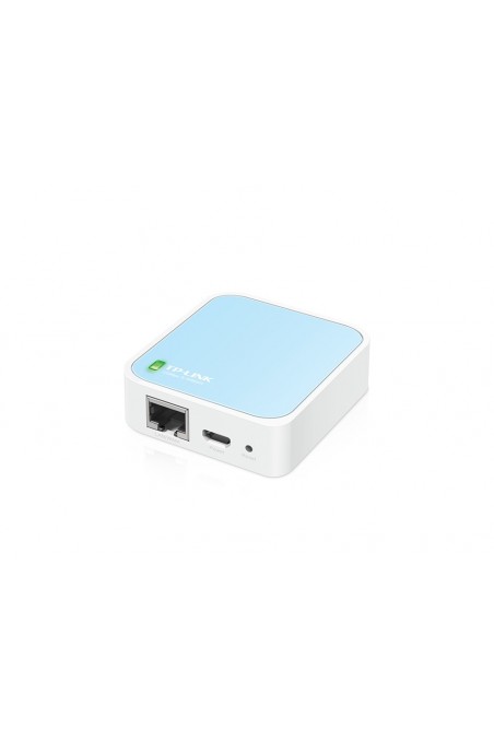 TP-Link TL-WR802N routeur sans fil Fast Ethernet Monobande (2,4 GHz) 4G Bleu, Blanc