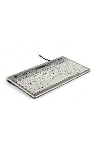 BakkerElkhuizen S-board 840 clavier USB AZERTY Belge Gris