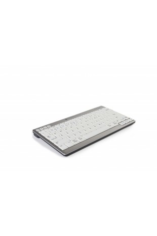 BakkerElkhuizen UltraBoard 950 Wireless clavier RF sans fil ĄŽERTY Belge Gris, Blanc