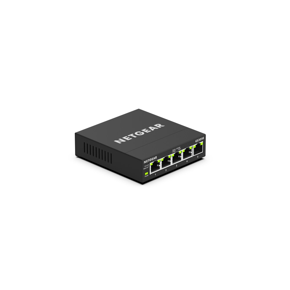 NETGEAR GS305E Géré Gigabit Ethernet (10 100 1000) Noir
