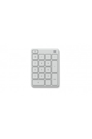 Microsoft Number Pad clavier numérique Universel Bluetooth Blanc